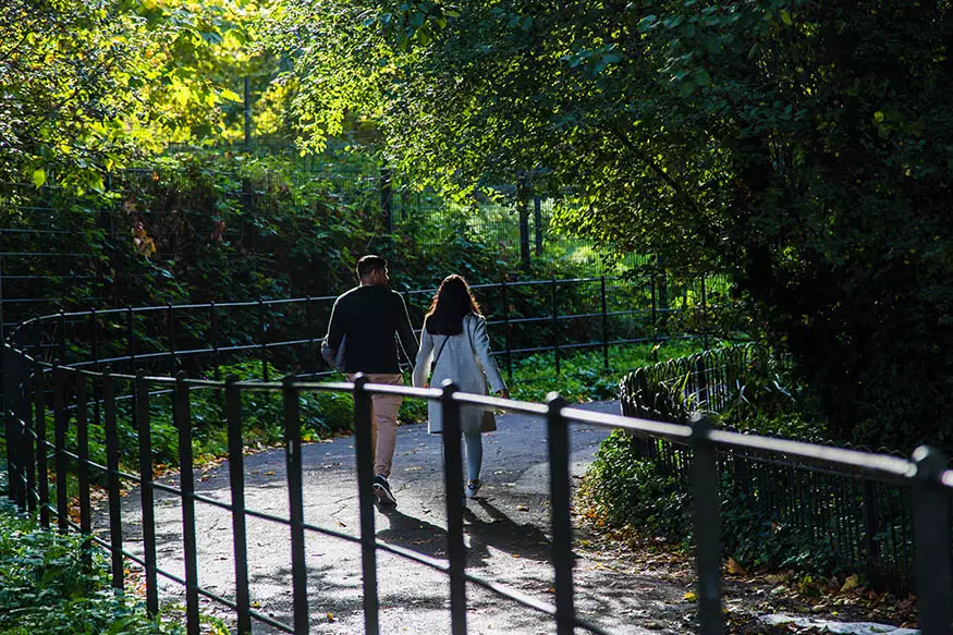 Proposal photography at Battersea Park