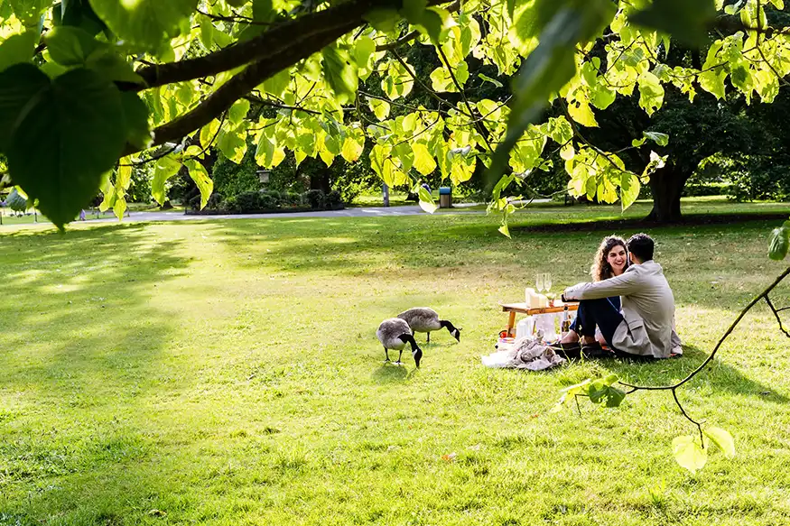 Proposal photography at Kew Gardens