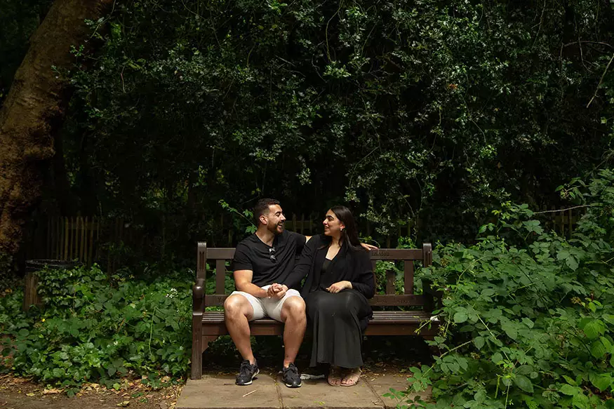 Proposal photography at Kyoto Gardens