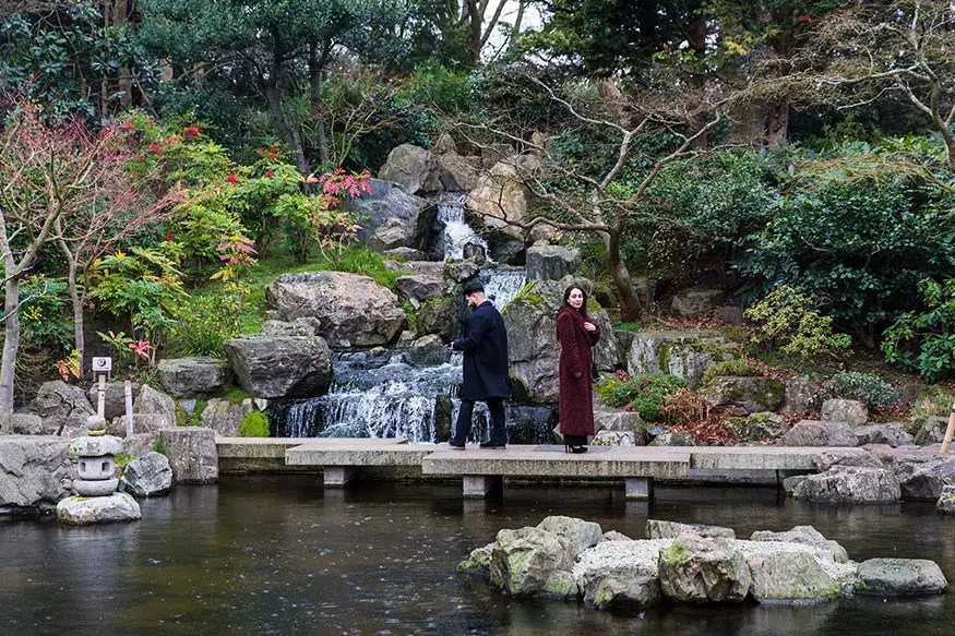Proposal photography at Kyoto Gardens