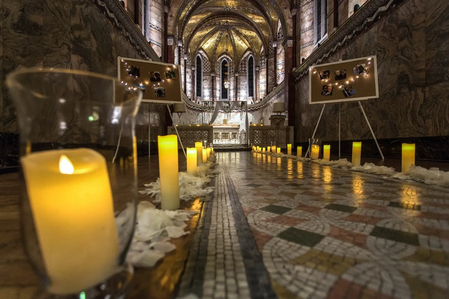 Proposal photography at The Fitzrovia Chapel