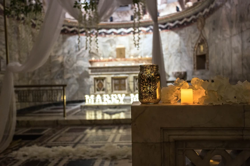 Proposal photography at The Fitzrovia Chapel