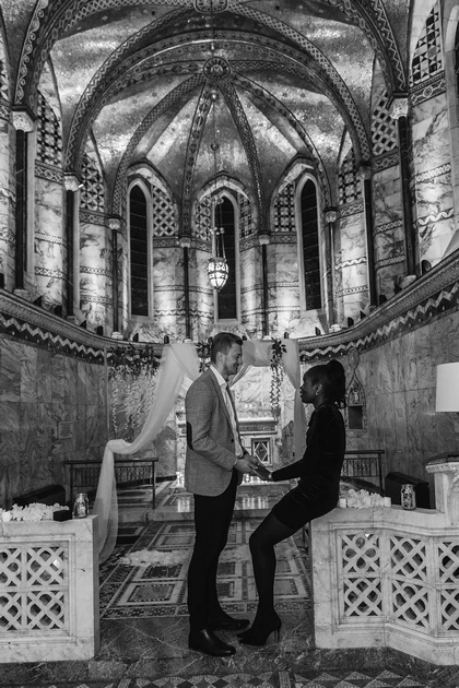 Proposal photography at The Fitzrovia Chapel