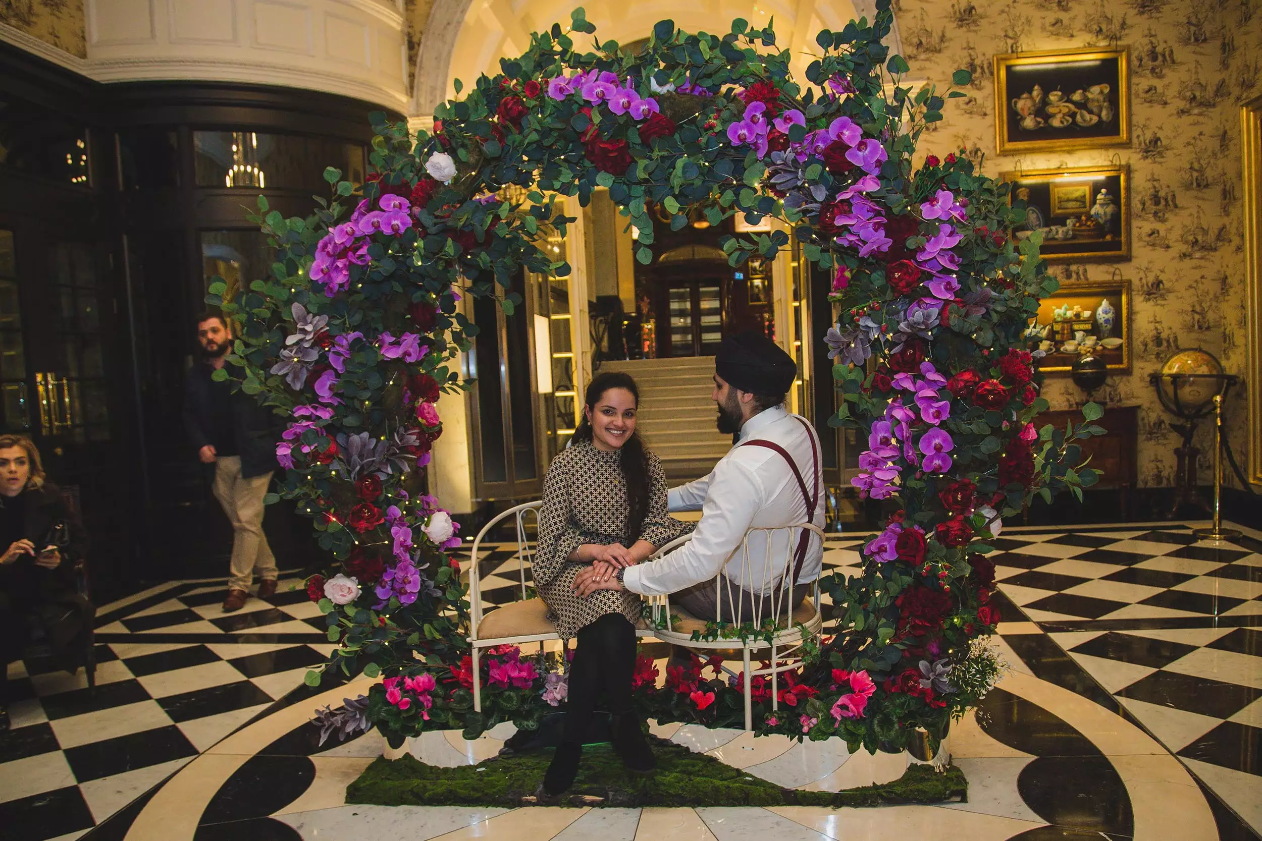 Proposal photography at The Savoy